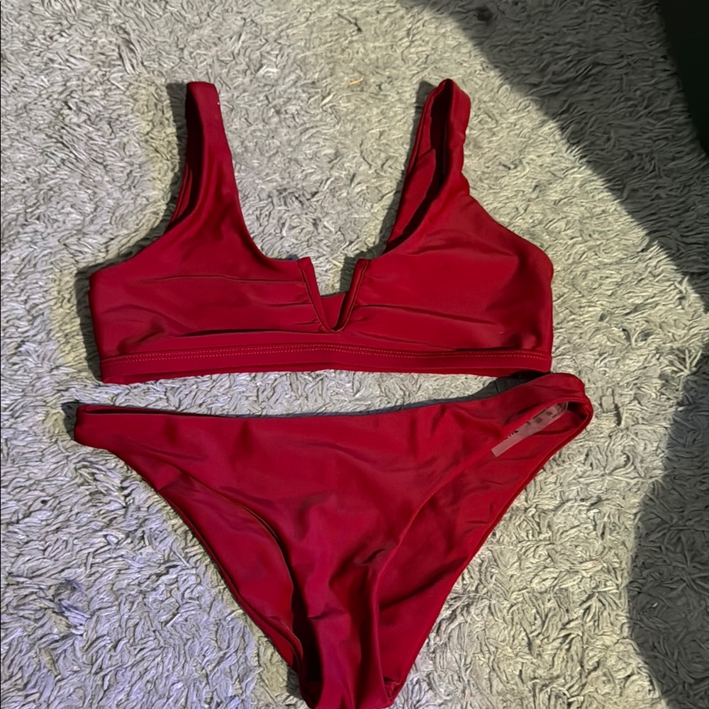 Red Bikini Set